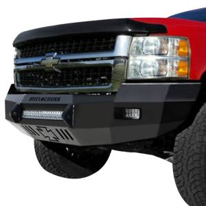 Iron Cross - Iron Cross 40-525-07-MB Low Profile Front Bumper for Chevy Silverado 2500/3500 2007-2010 - Matte Black - Image 2