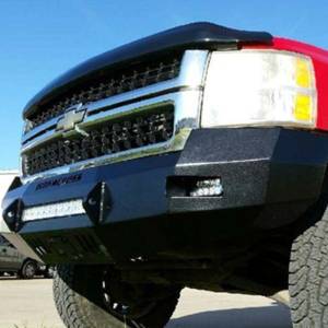 Iron Cross - Iron Cross 40-525-07-MB Low Profile Front Bumper for Chevy Silverado 2500/3500 2007-2010 - Matte Black - Image 4