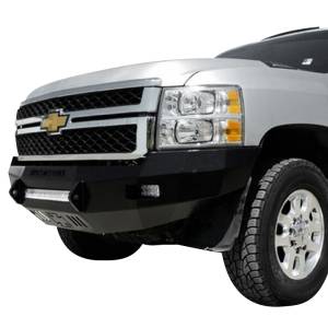Iron Cross - Iron Cross 40-525-11-MB Low Profile Front Bumper for Chevy Silverado 2500/3500 2011-2014 - Matte Black - Image 2