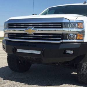 Iron Cross - Iron Cross 40-525-15 Low Profile Front Bumper for Chevy Silverado 2500/3500 2015-2019 - Gloss Black - Image 3