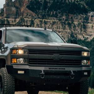 Iron Cross - Iron Cross 40-525-15 Low Profile Front Bumper for Chevy Silverado 2500/3500 2015-2019 - Gloss Black - Image 17