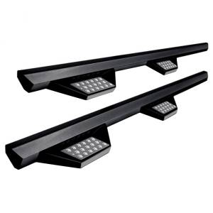 Iron Cross 414-9980 Cab Length HD Side Step for Ford 250/350/450 Super Cab 1999-2016 - Black Powder Coat