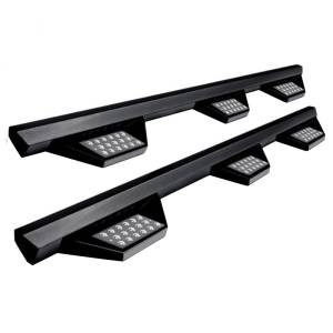 Iron Cross 414-9986 Cab Length HD Side Step for Ford 250/350/450 Crew Cab 1999-2016 - Black Powder Coat