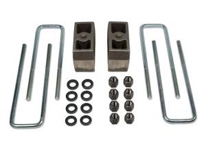 1969-1972 Chevy Truck 1/2 & 3/4 ton 4wd - 4" Rear Block & U-Bolt Kit Tuff Country - 97001