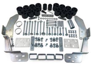 1988-1994 Chevy Truck 1500, 2500 & 3500 2wd & 4x4 (standard, extended & crew cab) - 3" Body Lift Kit (includes Rear Bumper Raise Brackets) Tuff Country - 13615