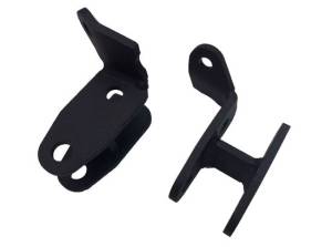 1999-2005 GMC Sierra 1500 4x4 (With 4" or 6" suspension lift) - Front Shock Relocation Brackets (pair) Tuff Country - 10964