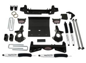 2001-2006 Chevy Silverado 3500/3500HD 4x4 - 6" Lift Kit (with 3-piece sub frame) by (includes Dually models) Tuff Country - 16994