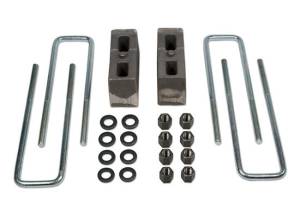 2001-2010 Chevy Silverado 2500HD 4wd - 3" Rear Block & U-Bolt Kit Tuff Country - 97023