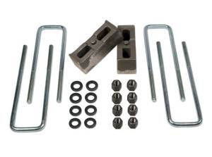 2001-2010 Chevy Silverado 3500/3500HD 4wd - 2" Rear Block & U-Bolt Kit Tuff Country - 97026