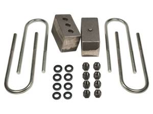 2003-2012 Dodge Ram 3500 4wd (with 3.5" Rear axle) - 4" Rear Block & U-Bolt Kit Tuff Country - 97049