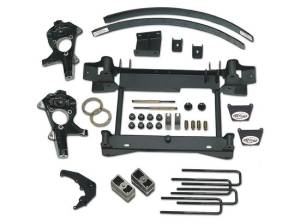 2006 GMC Sierra 1500 4x4 - 4" Lift Kit (with one-piece sub frame) by (fits models with factory air ride shocks) Tuff Country - 14957