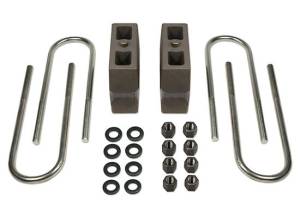 1973-1987 Chevy Truck 3/4 ton 4wd - 5.5" Rear Block & U-Bolt Kit Tuff Country - 97011