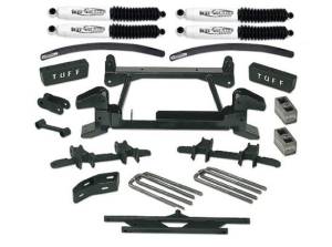 1992-1998 Chevy Suburban 2500 (8lug) 4x4 - 6" Lift Kit by (fits models with cast lower control arms) Tuff Country - 16853