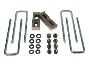 2011-2019 Chevy Silverado 2500HD 4wd - 1" Rear Block & U-Bolt Kit Tuff Country - 97090