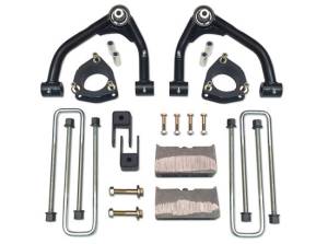 2007-2018 Chevy Silverado 1500 2wd - 4" Uni-Ball Lift Kit by (fits models with aluminum OE upper control arms or stamped 2 Piece steel arms) Tuff Country - 14167