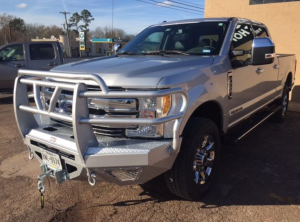 Bodyguard - Bodyguard EEF17BNFHG T2 Extreme Front Bumper No Sensor Holes and Factory Light Holes Receiver hitch Gloss Black Ford F250/350 2017-2019 - Image 2