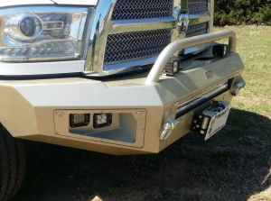 Bodyguard - Bodyguard CAG15BYT A2 Front Baja Front Bumper with Sensor Holes Textured Black GMC 2500/3500 2015-2019 - Image 3