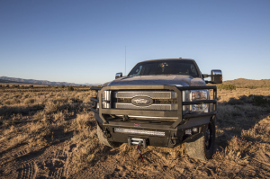 Bodyguard - Bodyguard CEF11DNT A2 Extreme Front Bumper No Sensor Holes Textured Black 450/550 TRIM Ford F450/550/350-wide 2011-2016 - Image 4