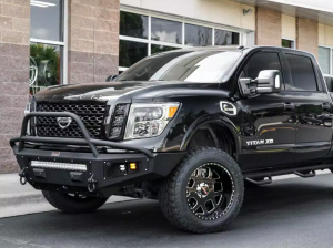 Bodyguard - Bodyguard GCR15JY1T A2L Sport Front Bumper with Sensor Holes Single Light Bar cutout Textured Black Dodge RAM Rebel 1500 2015-2018 - Image 3