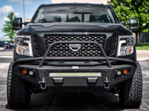 Bodyguard - Bodyguard GCC15FY1T A2L Sport Front Bumper with Sensor Holes Single Light Bar cutout Textured Black Chevy Tahoe/Suburban 1500 2015-2019 - Image 2