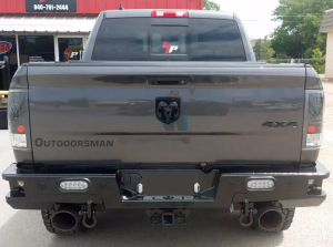 Bodyguard - Bodyguard FFC20BYLG T2 Rear Bumper with Sensor Holes and Light Holes Gloss Black Chevy/GMC 2500HD/3500 2020-2020 - Image 2