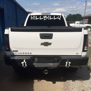 Iron Cross - Iron Cross 21-515-07-MB Rear Bumper for Chevy Silverado 1500 2007-2013 - Matte Black - Image 2