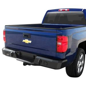Iron Cross - Iron Cross 21-515-14-MB Rear Bumper for Chevy Silverado 1500 2014-2018 - Matte Black - Image 2