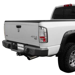 Iron Cross - Iron Cross 21-625-10-S Rear Bumper with Sensor Holes for Dodge Ram 1500 2009-2018 - Gloss Black - Image 3