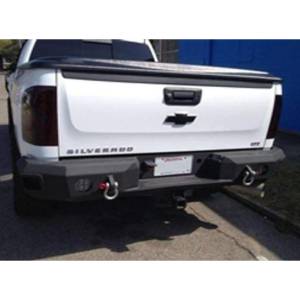 Hammerhead Bumpers - Hammerhead 600-56-0177 Rear Bumper with Sensor Holes for Chevy Silverado 2500/3500 2007-2010 - Image 3