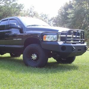 Hammerhead Bumpers - Hammerhead 600-56-0083 X-Series Winch Front Bumper with Full Brush Guard and Square Light Holes for Dodge Ram 2500/3500/4500/5500 2003-2005 - Image 4