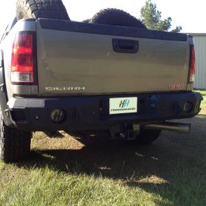 Hammerhead 600-56-0178 Rear Bumper with Sensor Holes for Chevy Silverado 2500/3500 2011-2014