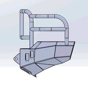 Hammerhead Bumpers - Hammerhead 600-56-0057 X-Series Winch Front Bumper with Full Brush Guard and Square Light Holes for Chevy Silverado 2500/3500 2007-2010 - Image 2