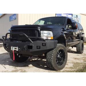 Hammerhead Bumpers - Hammerhead 600-56-0089 X-Series Winch Front Bumper with Pre-Runner Guard and Square Light Holes for Ford F250/F350/F450/F550 1999-2004 - Image 2