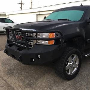 Hammerhead Bumpers - Hammerhead 600-56-0105 X-Series Winch Front Bumper with Full Brush Guard and Square Light Holes for GMC Sierra 2500/3500 2011-2014 - Image 2
