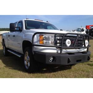 Hammerhead Bumpers - Hammerhead 600-56-0105 X-Series Winch Front Bumper with Full Brush Guard and Square Light Holes for GMC Sierra 2500/3500 2011-2014 - Image 3