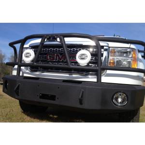 Hammerhead Bumpers - Hammerhead 600-56-0105 X-Series Winch Front Bumper with Full Brush Guard and Square Light Holes for GMC Sierra 2500/3500 2011-2014 - Image 4