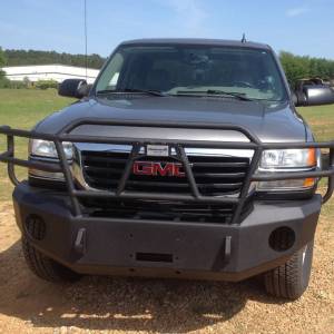 Hammerhead Bumpers - Hammerhead 600-56-0118 X-Series Winch Front Bumper with Full Brush Guard and Square Light Holes for GMC Sierra 2500/3500 2007-2010 - Image 2