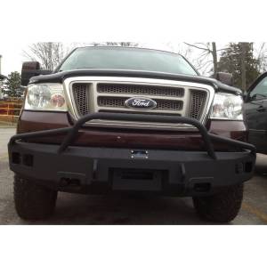 Hammerhead Bumpers - Hammerhead 600-56-0124 Winch Front Bumper with Pre-Runner Guard and Square Light Holes for Ford F150 2004-2008 - Image 2
