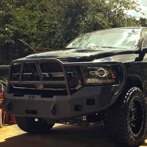 Hammerhead Bumpers - Hammerhead 600-56-0205 X-Series Winch Front Bumper with Full Brush Guard and Sensor Holes for Dodge Ram 1500 2013-2018 - Image 2