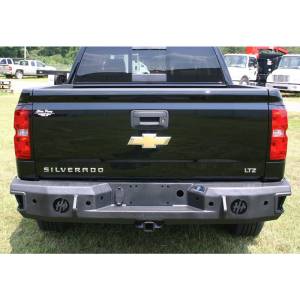 Hammerhead Bumpers - Hammerhead 600-56-0222 Rear Bumper with Sensor Holes for Chevy Silverado/GMC Sierra 1500 2014-2018 - Image 4