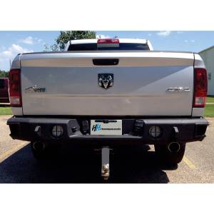 Hammerhead Bumpers - Hammerhead 600-56-0107 Rear Bumper with Sensor Holes for Dodge Ram 1500 2009-2018 - Image 2
