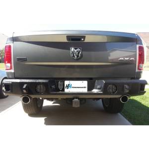 Hammerhead Bumpers - Hammerhead 600-56-0107 Rear Bumper with Sensor Holes for Dodge Ram 1500 2009-2018 - Image 3