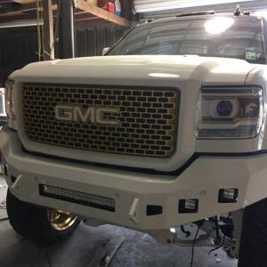 Hammerhead Bumpers - Hammerhead 600-56-0416 Low Profile Front Bumper with Square Light Holes for GMC Sierra 2500/3500 2015-2019 - Image 2