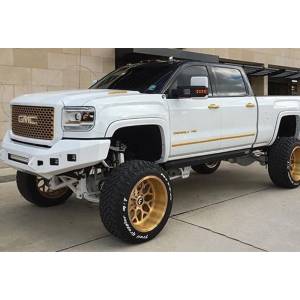 Hammerhead Bumpers - Hammerhead 600-56-0416 Low Profile Front Bumper with Square Light Holes for GMC Sierra 2500/3500 2015-2019 - Image 4