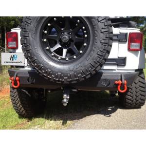 Hammerhead 600-56-0207 Full Width Standard Rear Bumper for Jeep Wrangler JK 2007-2018