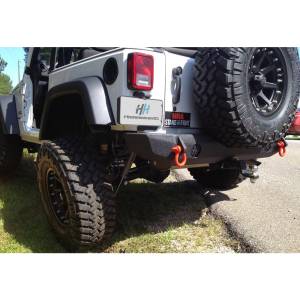 Hammerhead Bumpers - Hammerhead 600-56-0207 Full Width Standard Rear Bumper for Jeep Wrangler JK 2007-2018 - Image 3