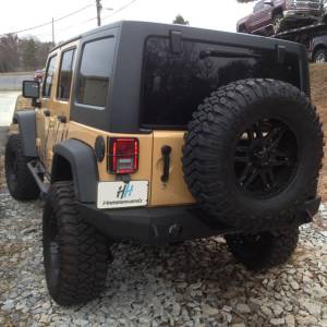Hammerhead Bumpers - Hammerhead 600-56-0207 Full Width Standard Rear Bumper for Jeep Wrangler JK 2007-2018 - Image 5