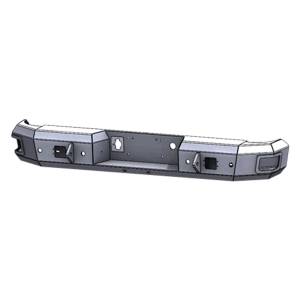 Hammerhead 600-56-0533 Flush Mount Rear Bumper with Sensor Holes for Chevy Silverado/GMC Sierra 2500/3500 2011-2014