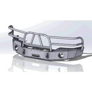 Hammerhead 600-56-0200 X-Series Winch Front Bumper with Full Brush Guard and Round Light Holes for GMC Sierra 1500 2003-2006