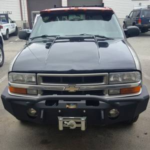 Hammerhead Bumpers - Hammerhead 600-56-0111 Winch Front Bumper with Pre-Runner Guard and Round Light Holes for Chevy Silverado S10 ZR2 1994-2003 - Image 2